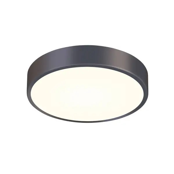 The Pi LED Surface Mount delivers 1286 lumens of warm 3000K light in a compact 12-inch profile. Its integrated LED design and damp rating make it ideal for bathrooms and hallways where ceiling clearance is limited.