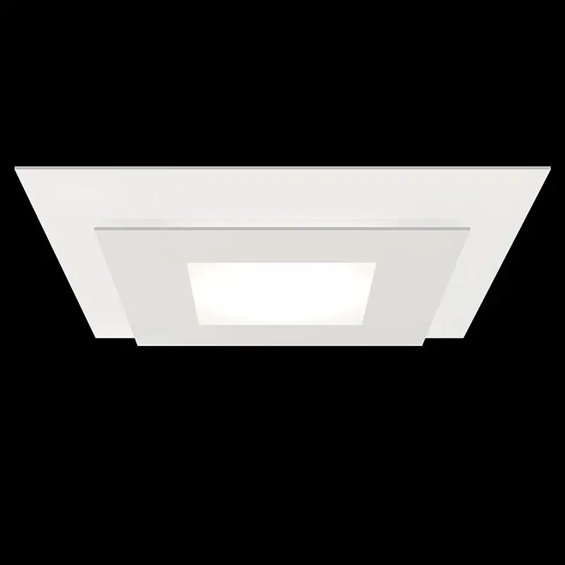Offset LED Surface Mount in Textured White