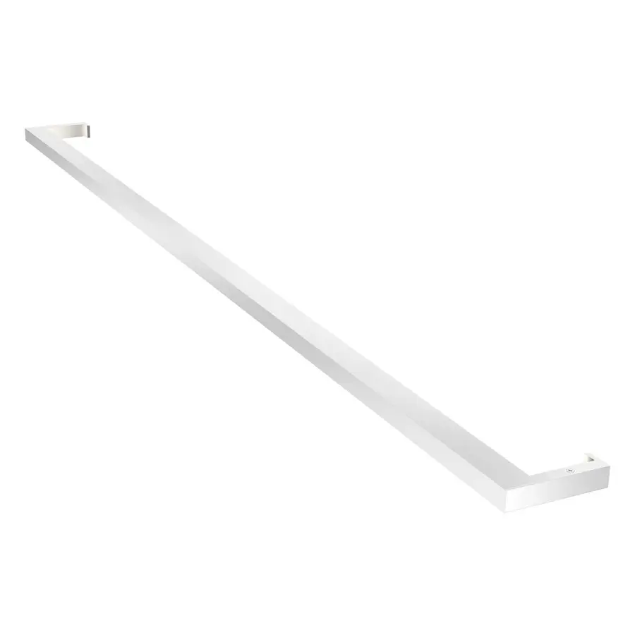 Thin-Line LED Wall Bar in Bright Satin Aluminum