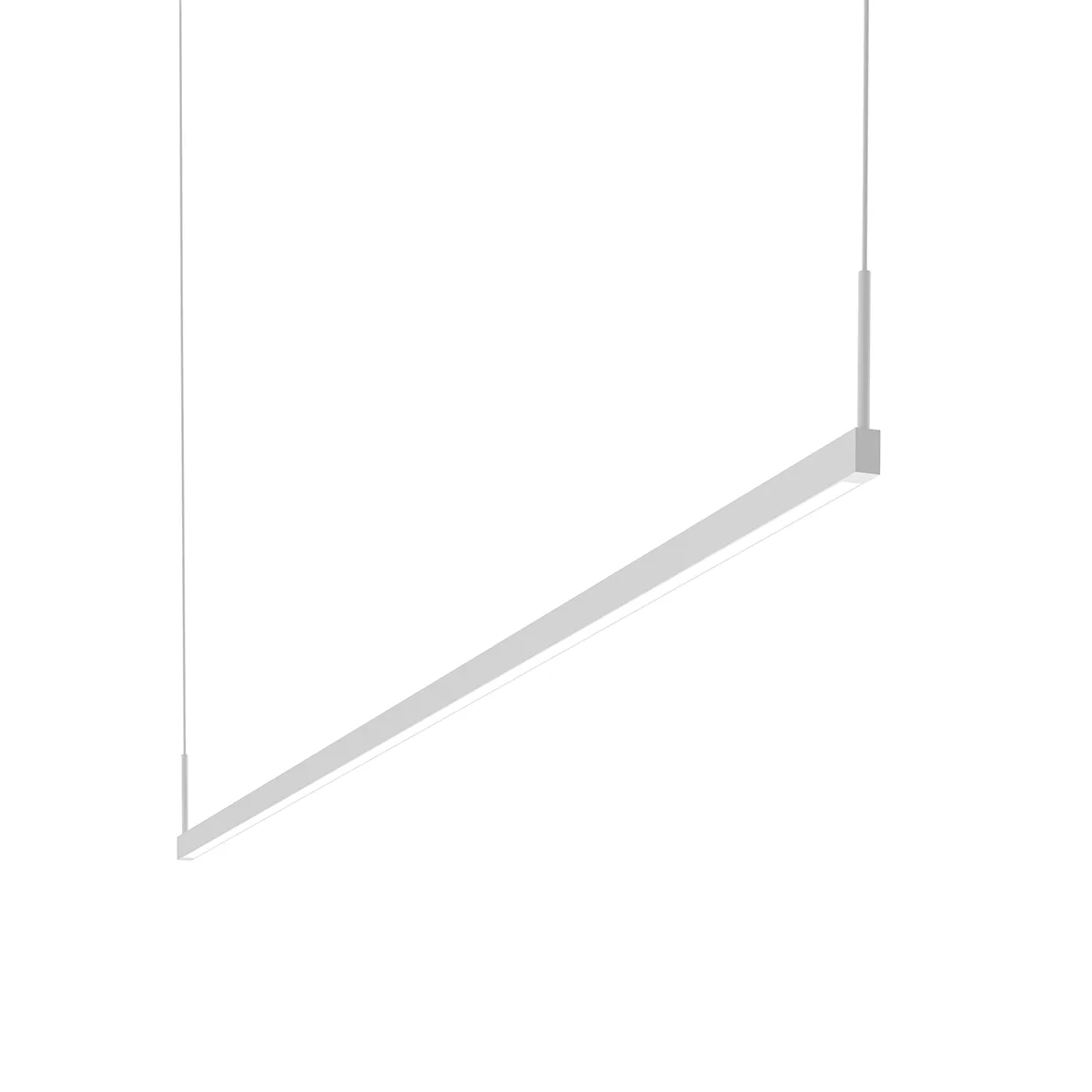 Thin-Line 72" LED Linear Pendant in Satin White