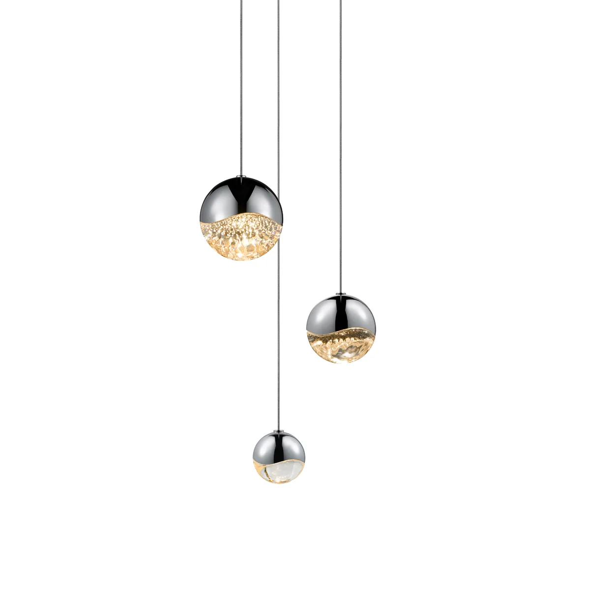 Grapes LED Pendant in Polished Chrome