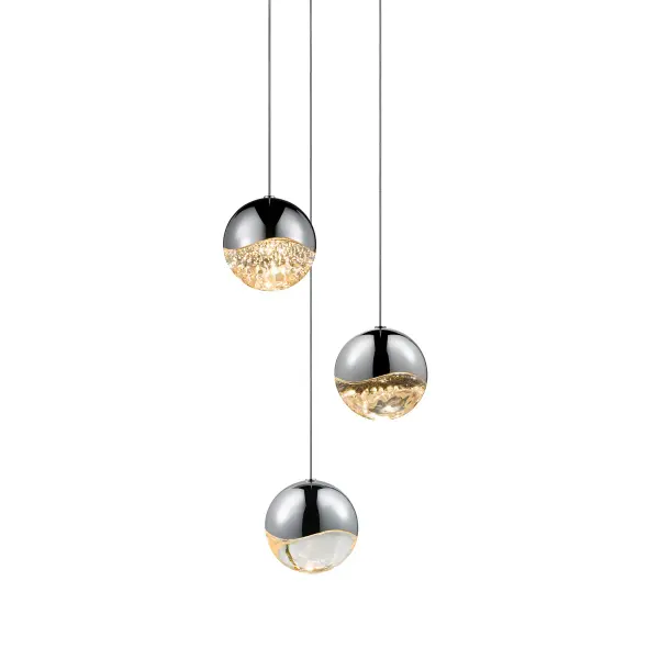 Grapes LED Pendant in Polished Chrome