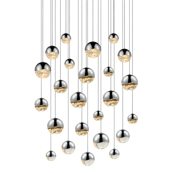 Grapes LED Linear Pendant in Polished Chrome