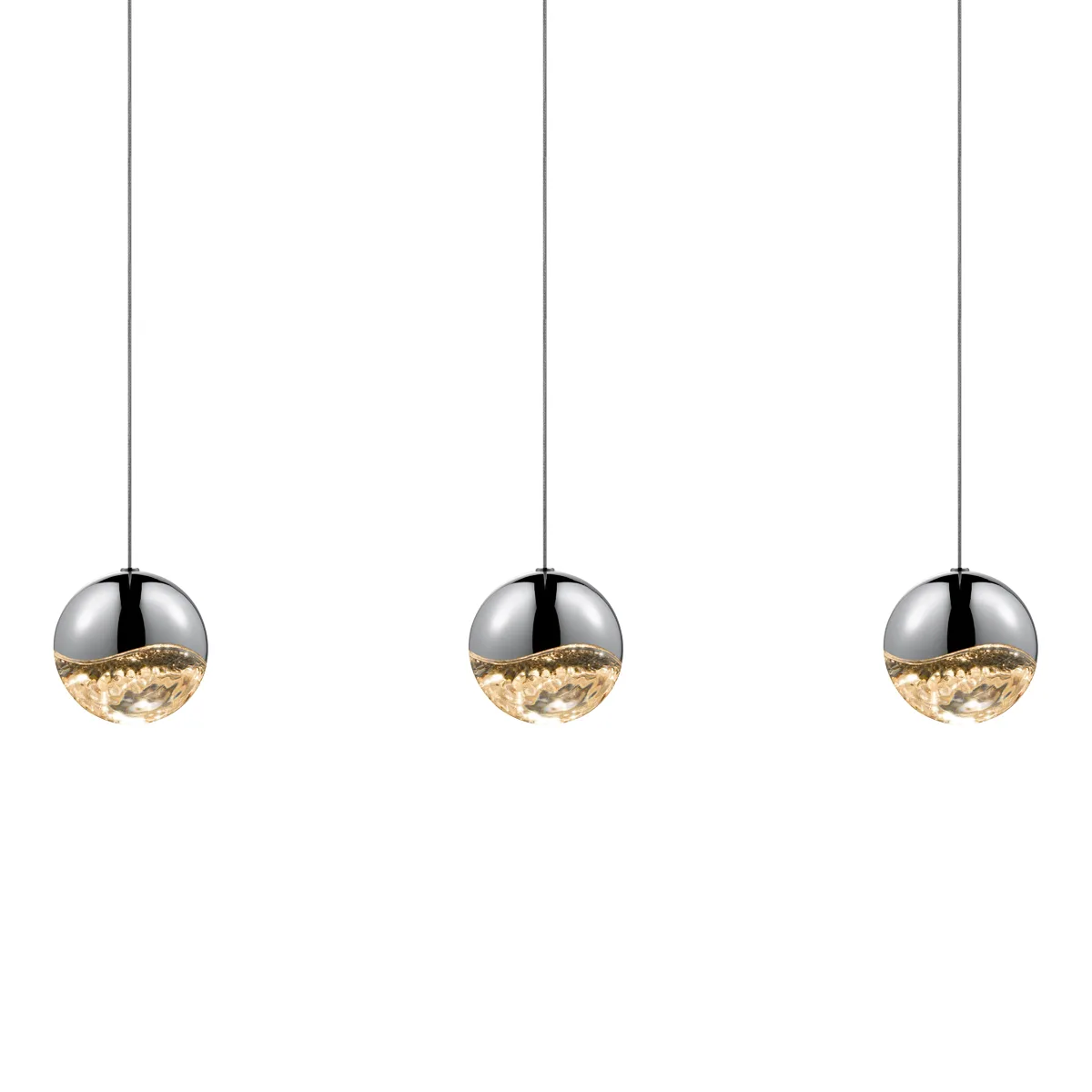 Grapes LED Linear Pendant in Polished Chrome