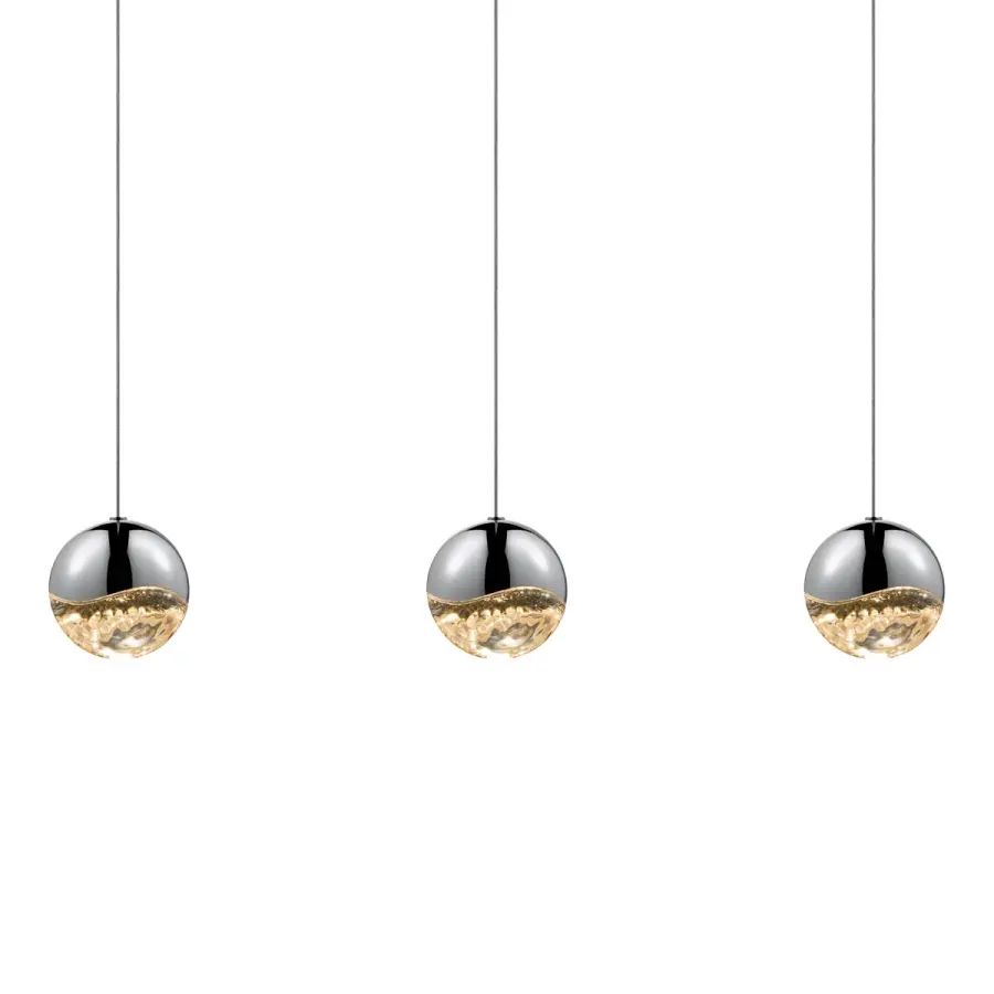 Grapes LED Linear Pendant in Polished Chrome