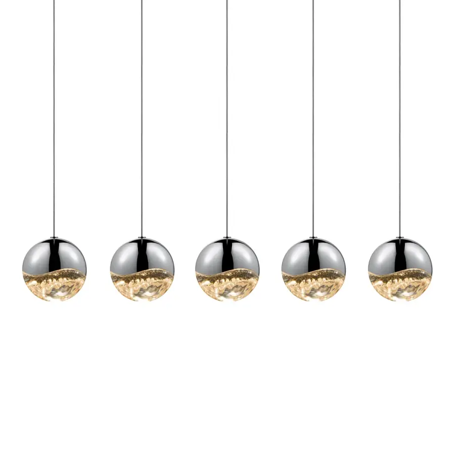 Grapes LED Linear Pendant in Polished Chrome