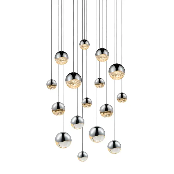 Grapes LED Linear Pendant in Polished Chrome