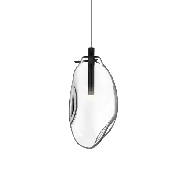 Liquid LED Pendant in Satin Black