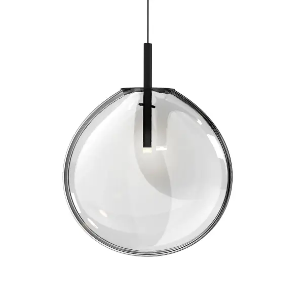 Cantina LED Pendant in Satin Black