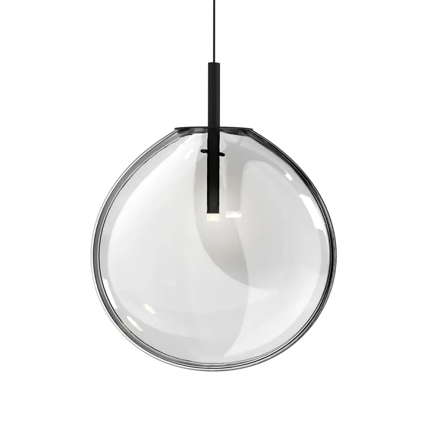 Cantina LED Pendant in Satin Black