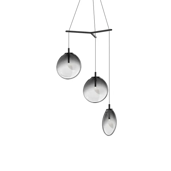 The Cantina LED Pendant combines contemporary minimalism with industrial edge. Its 33-inch linear profile and smoke fade glass create dramatic visual interest while the integrated LED provides efficient, warm illumination.