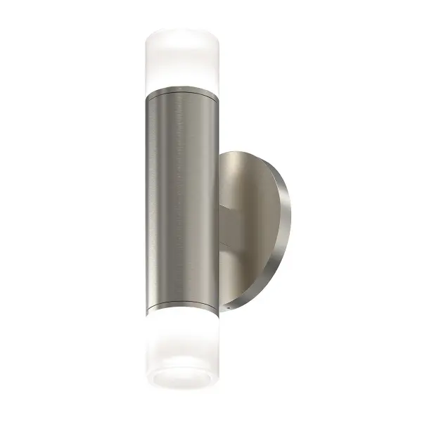 This compact wall sconce delivers impressive illumination through etched glass diffusers while meeting ADA compliance standards. The integrated LED technology provides warm, high-CRI light ideal for task and ambient applications.