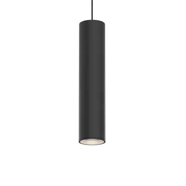 The ALC LED Pendant delivers modern minimalism with its compact 2-inch cylindrical form in satin black aluminum. The integrated LED provides warm 3000K light with excellent 90 CRI, making it ideal for task lighting or clustered installations.