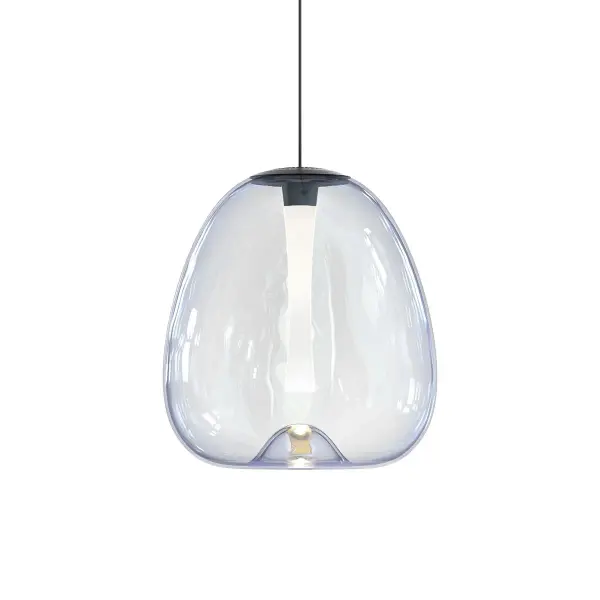 Mela LED Pendant in Satin Black