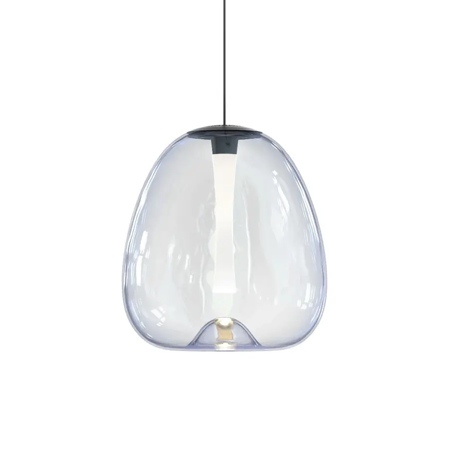 Mela LED Pendant in Satin Black