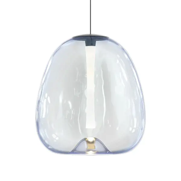 Mela LED Pendant in Satin Black