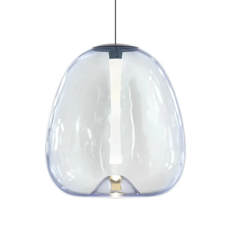 Mela LED Pendant in Satin Black