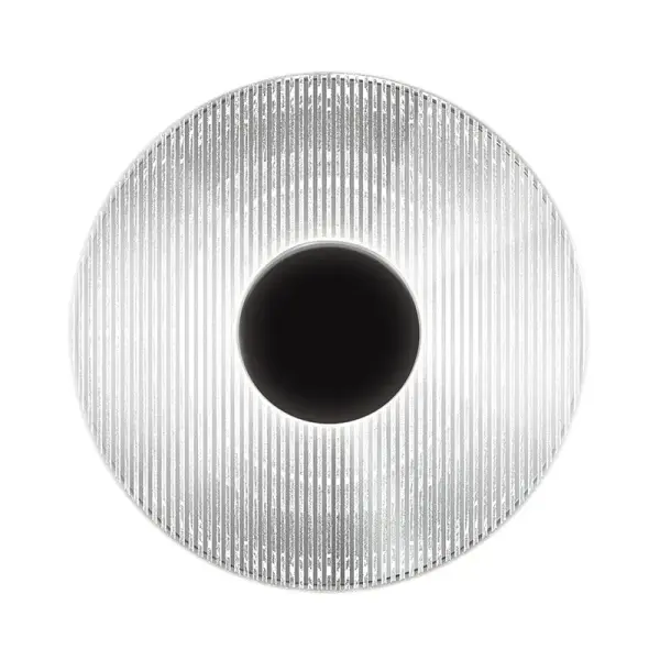 The Meclisse LED sconce delivers impressive 1340 lumens from a compact 9-inch profile. Its satin black aluminum construction and clear glass create a refined contemporary aesthetic while meeting ADA compliance standards.
