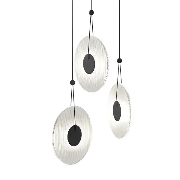 Meclisse LED Pendant in Satin Black