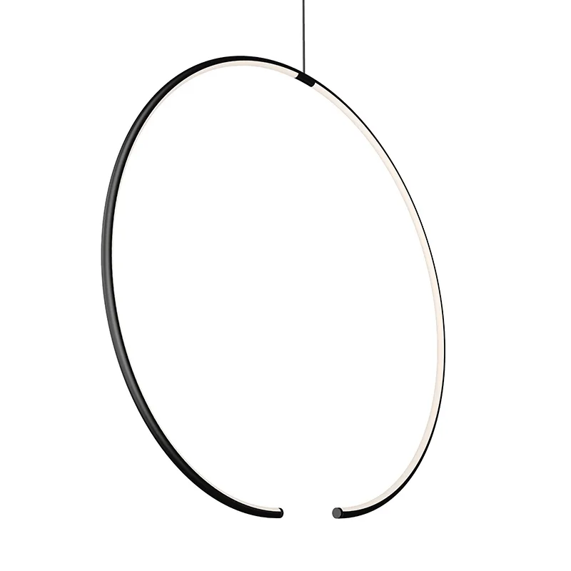 Torc LED Pendant in Satin Black