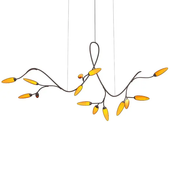 Vines LED Pendant in Coffee Bronze