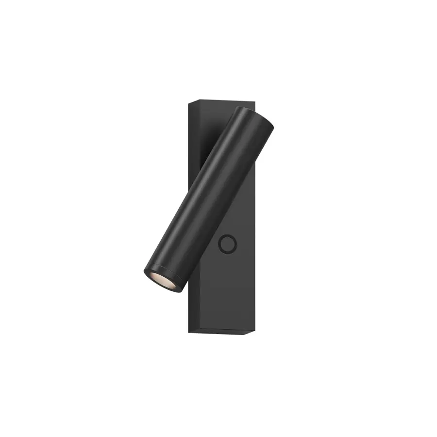 Haim LED Wall Lamp in Textured Black