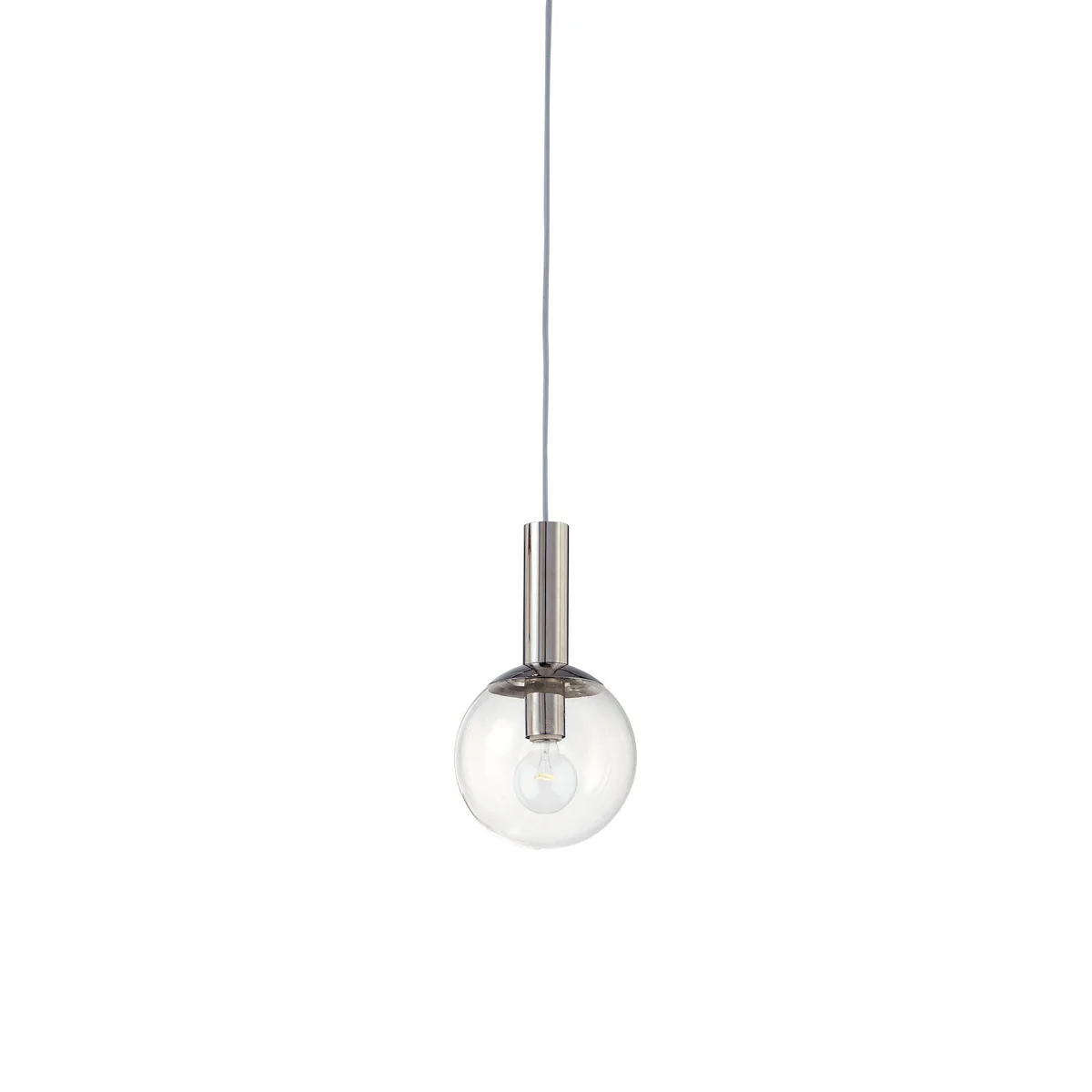 Bubbles One Light Pendant in Polished Nickel