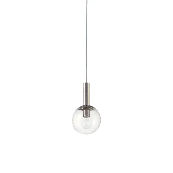 Bubbles One Light Pendant in Polished Nickel
