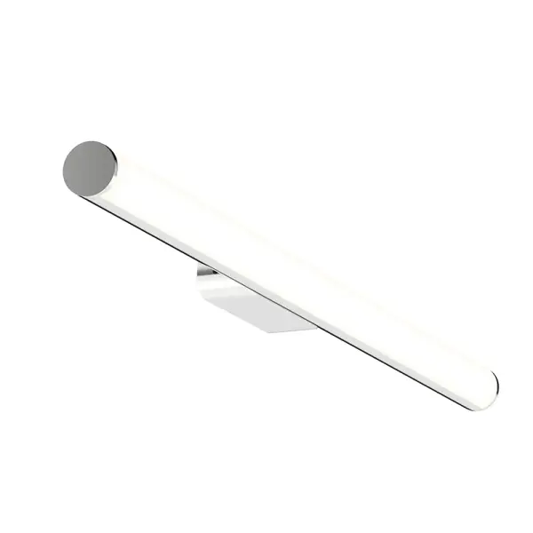 The Fino LED Bath Bar delivers 700 lumens of warm 3000K light in a compact, ADA-compliant design. Its satin chrome finish and white acrylic diffuser provide clean, even illumination ideal for vanity applications.