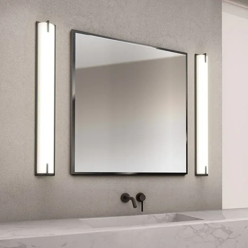 New Edge LED Bath Bar in Satin Black