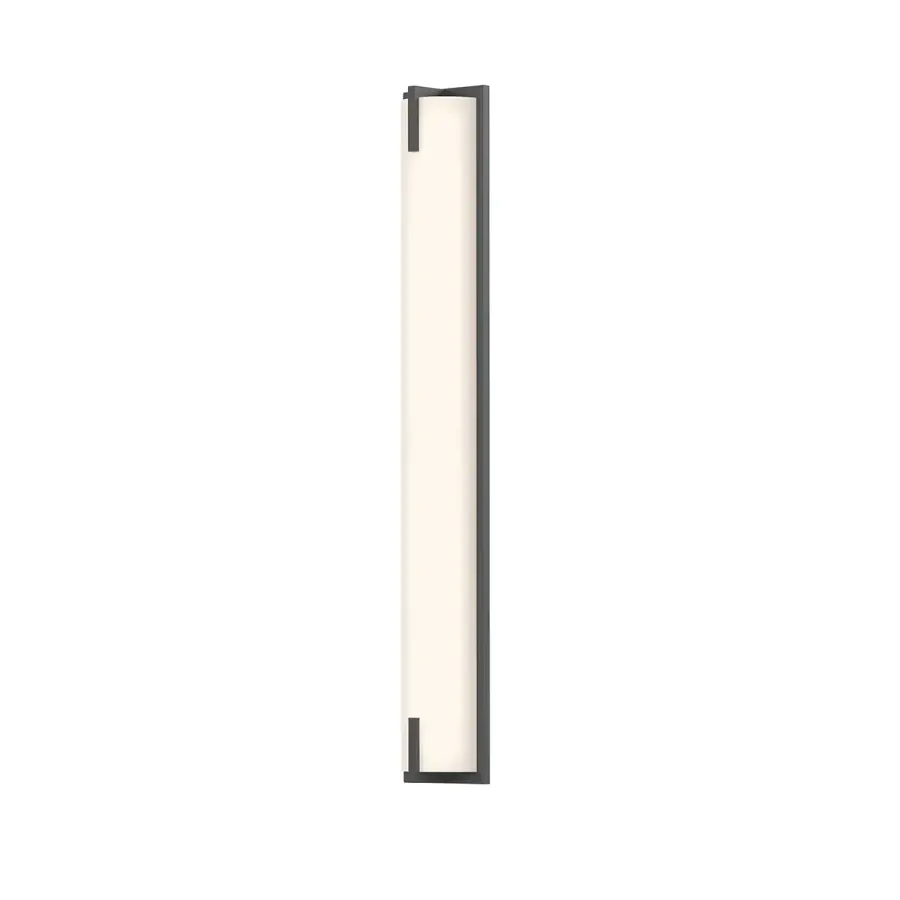 New Edge LED Bath Bar in Satin Black