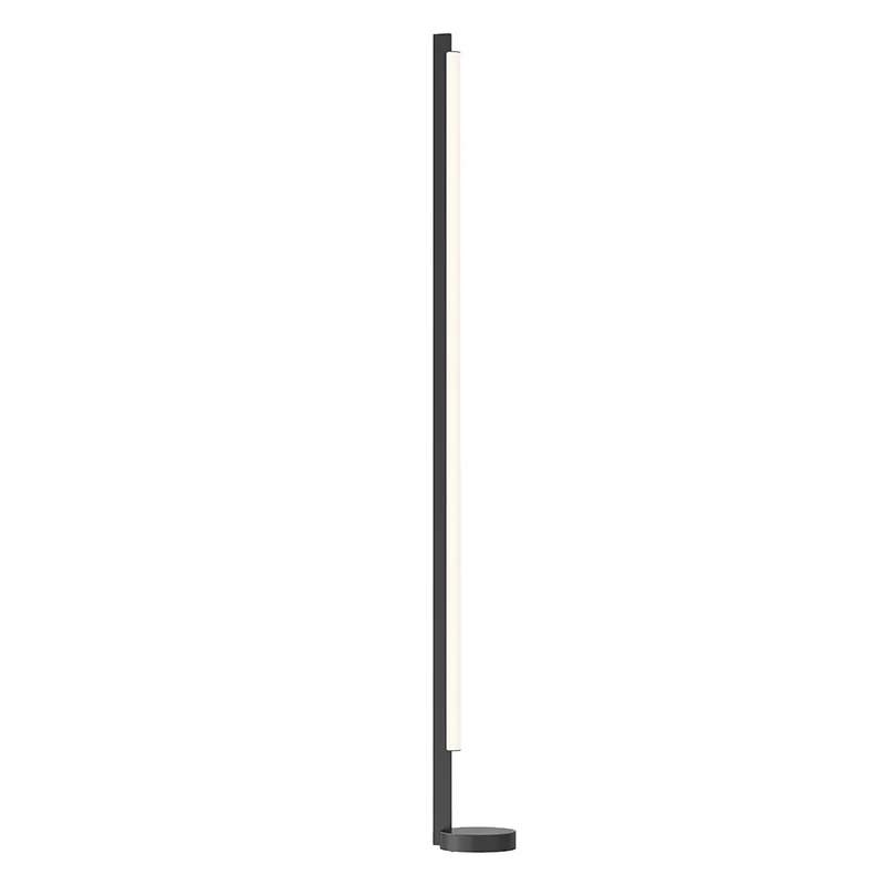 Keel LED Floor Lamp in Satin Black