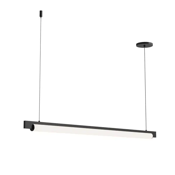 Keel LED Linear Pendant in Satin Black