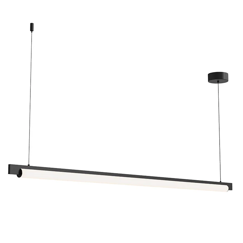Keel LED Linear Pendant in Satin Black