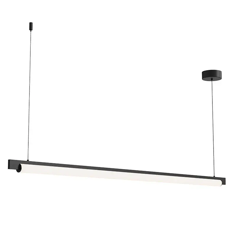 Keel LED Linear Pendant in Satin Black