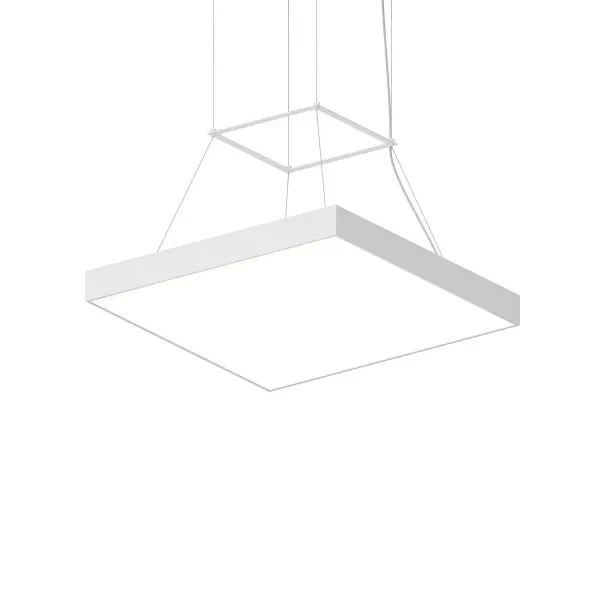 Pi LED Pendant in Satin White