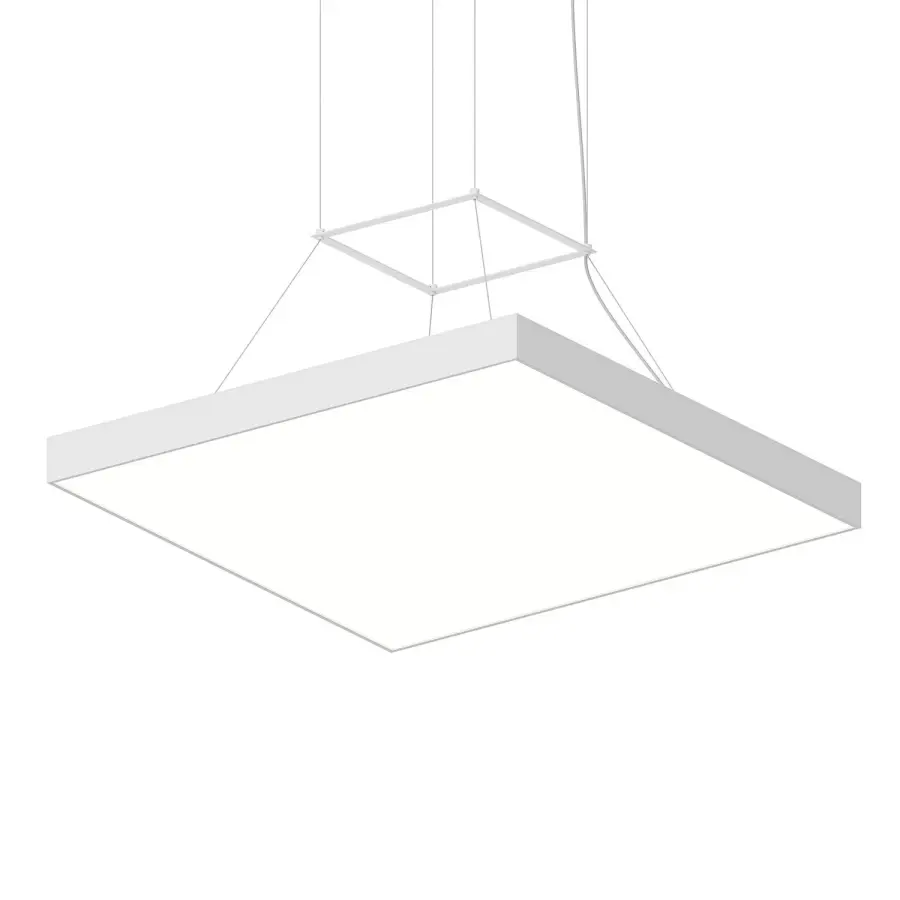 Pi LED Pendant in Satin White