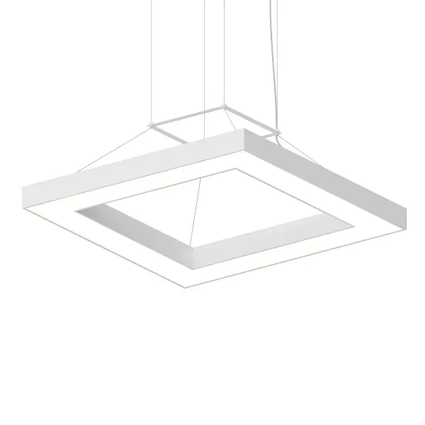 Pi LED Pendant in Satin White