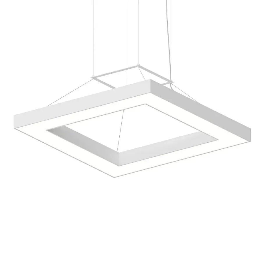 Pi LED Pendant in Satin White