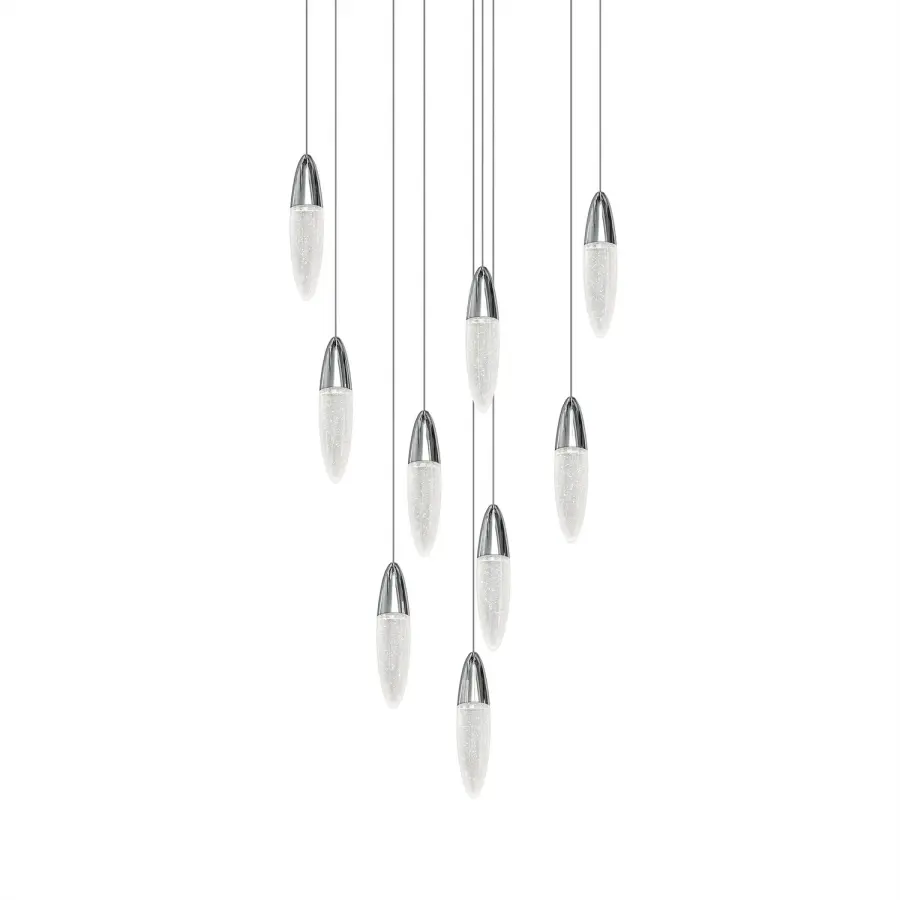 Sultana LED Pendant in Polished Chrome