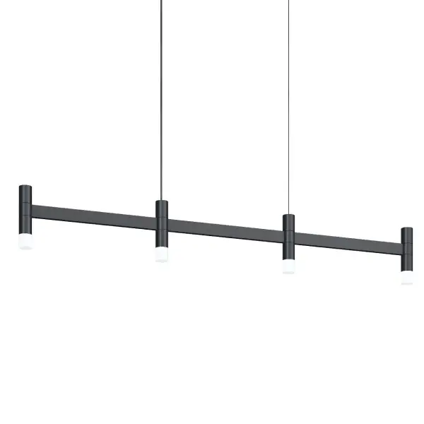 The Systema Staccato Linear Pendant delivers architectural presence with its modular brass construction. Perfect for contemporary spaces requiring dramatic linear lighting over dining tables or kitchen islands.