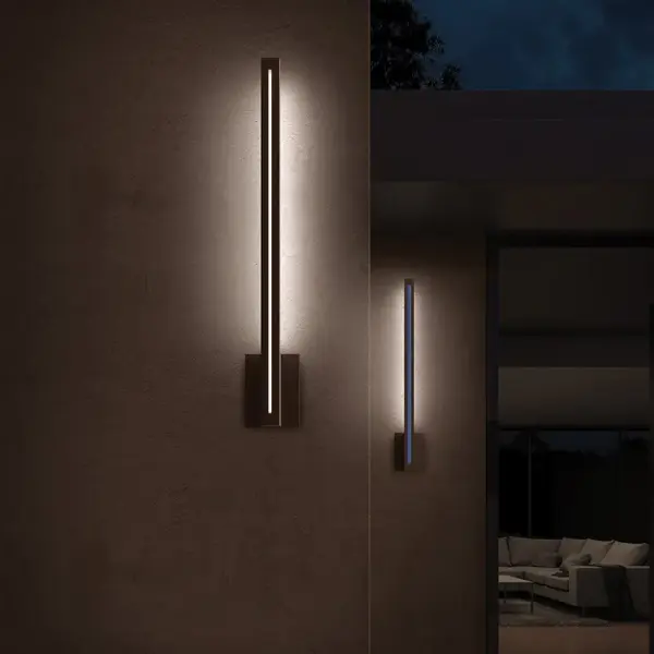 The Stripe LED Sconce combines contemporary styling with integrated LED technology in a polished nickel finish. Its clean lines and efficient lighting make it ideal for modern bathrooms, hallways, and commercial spaces.