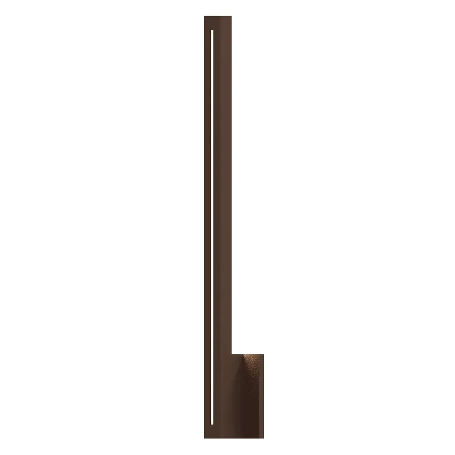 Stripe LED Wall Sconce in Textured Bronze