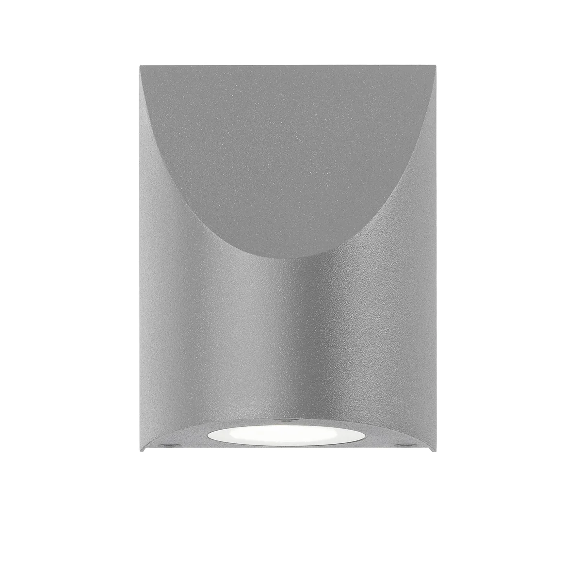 Shear LED Wall Sconce in Textured Gray