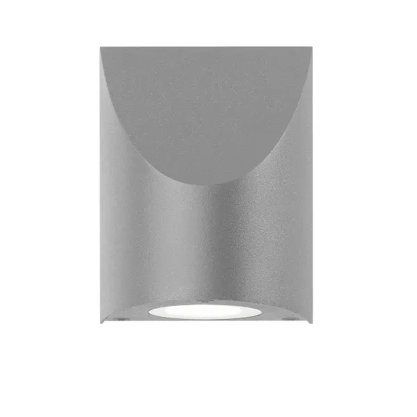 Shear LED Wall Sconce in Textured Gray