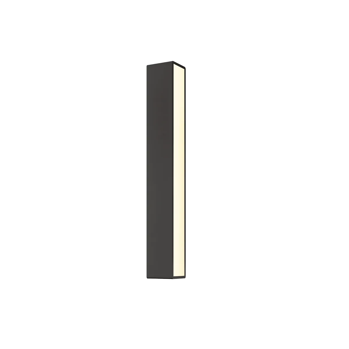 Sideways LED Wall Sconce in Textured Bronze