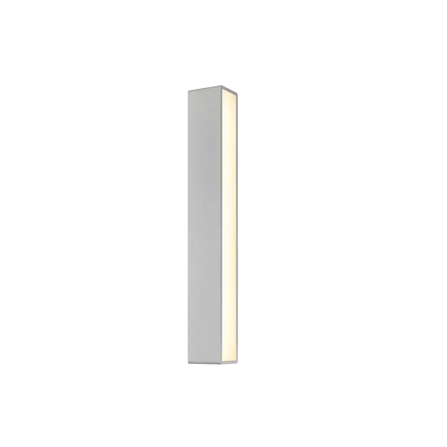 Sideways LED Wall Sconce in Textured Gray