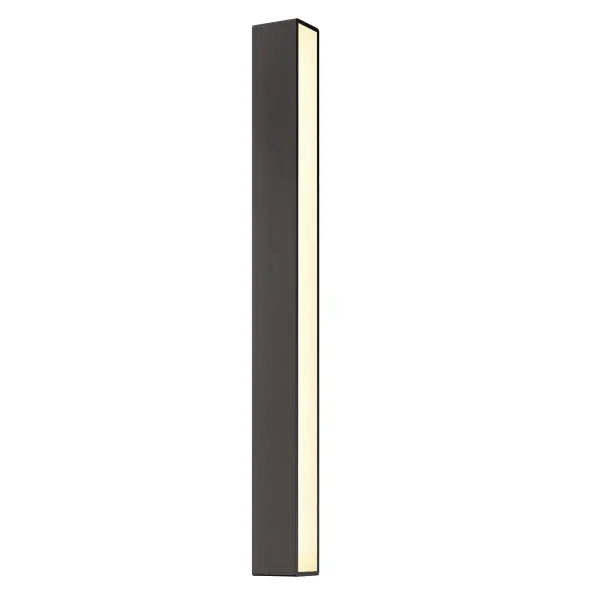 Sideways LED Wall Sconce in Textured Bronze