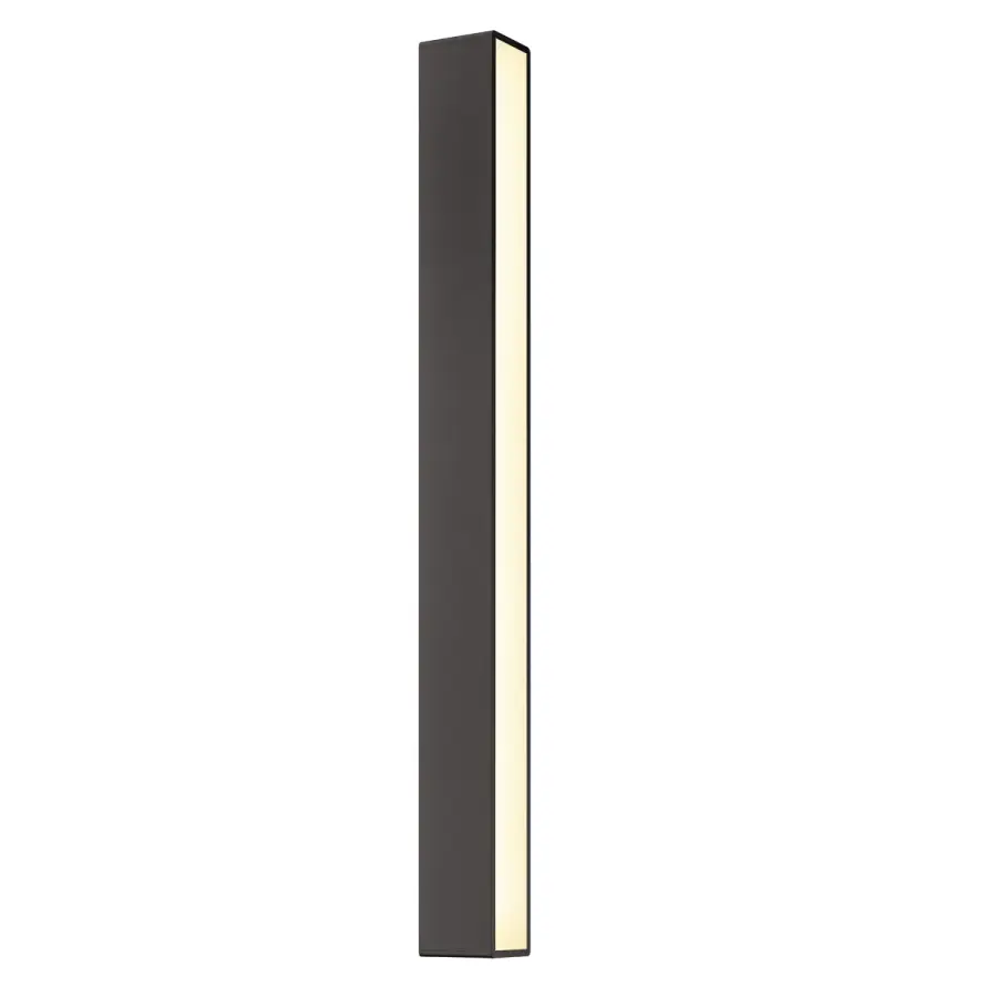 Sideways LED Wall Sconce in Textured Bronze