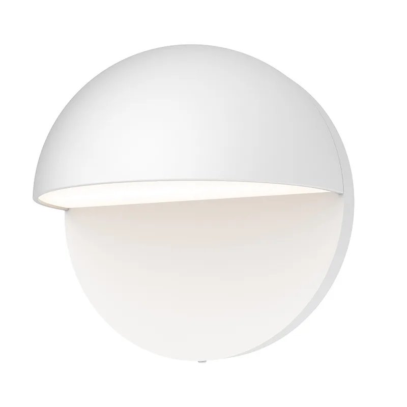 Mezza Cupola LED Wall Sconce in Textured White